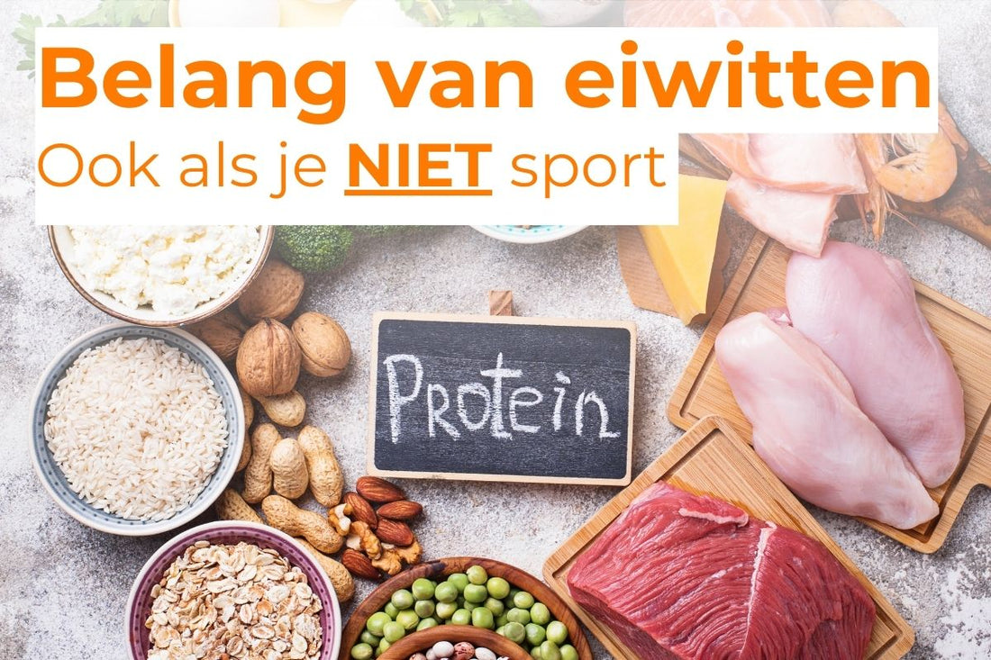 belang van eiwitten als je niet sport, eiwitten ouderen wat doen eiwitten