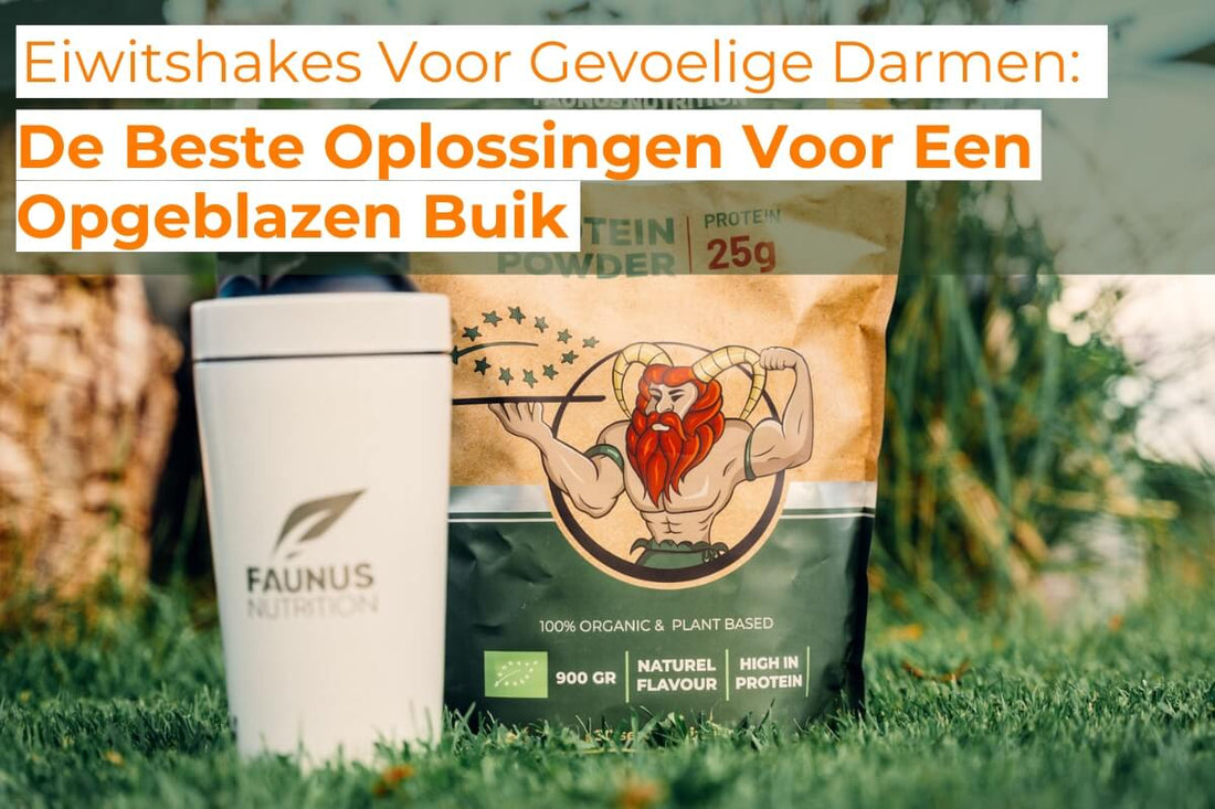 eiwitshake voor gevoelige darmen. De beste oplossing voor een opgeblazen buik