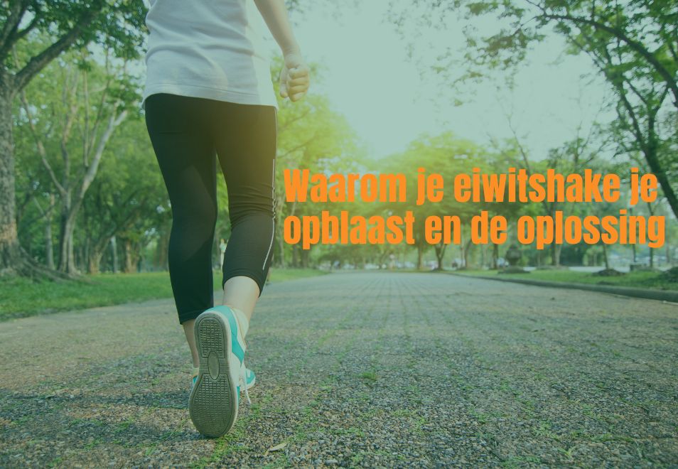 Waarom je eiwitshake je opblaast en de oplossing