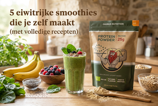 5 eiwitrijke smoothies die je zelf maakt (met volledige recepten)