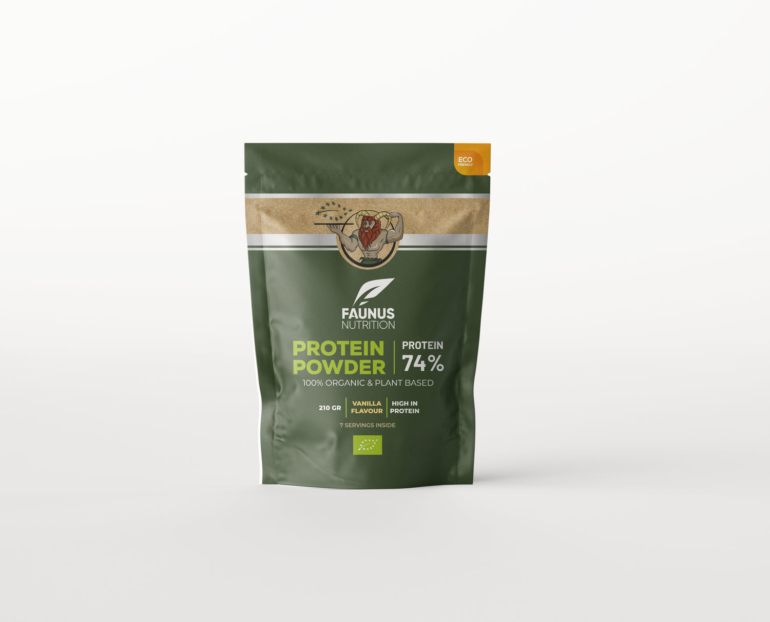 Faunus Nutrition beste proteïne poeder vanille sample | Frontside| 