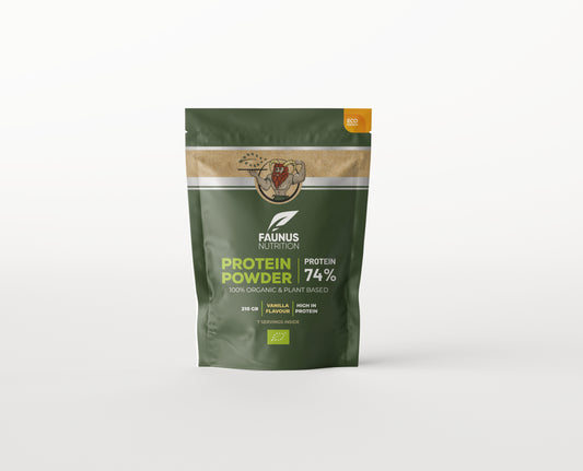 Faunus Nutrition beste proteïne poeder vanille sample | Frontside| 
