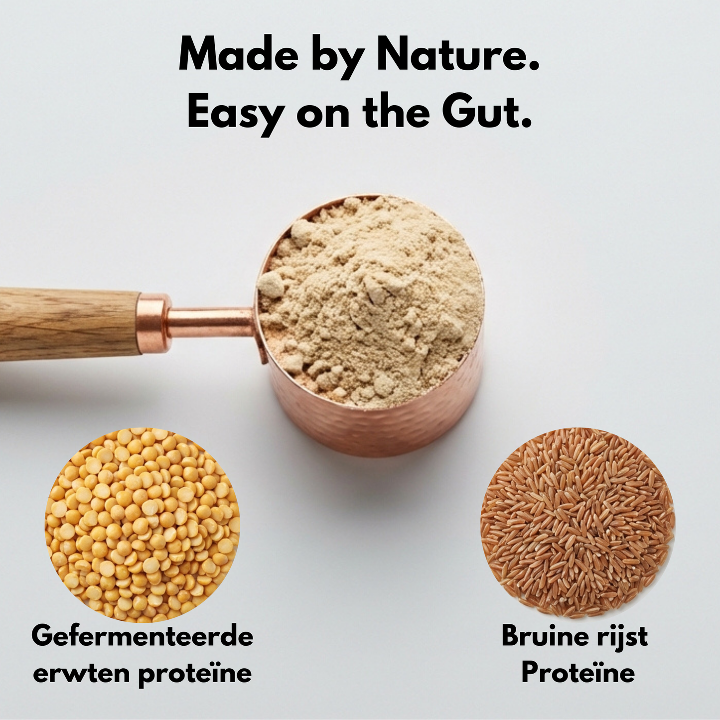 De Oplossing! Licht verteerbaar - Gefermenteerde Proteïne Poeder - 100% Biologisch