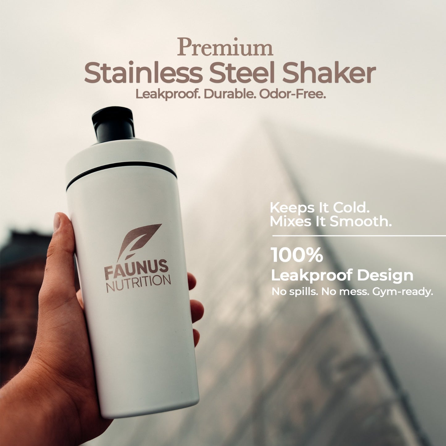 Duurzaam en Verantwoord Shaken | RVS Shakebeker 750ml